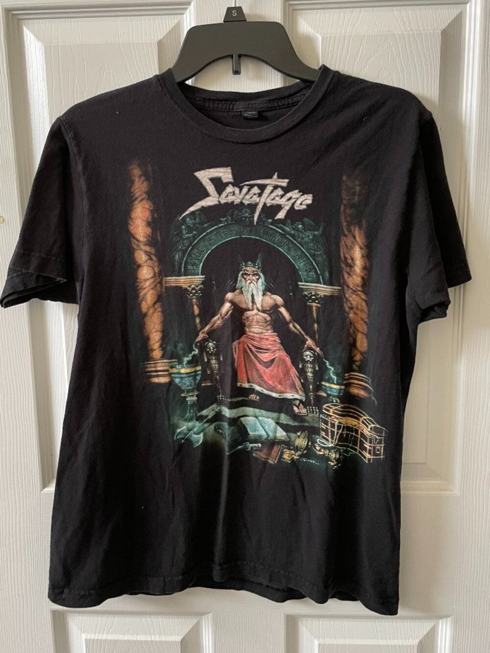 SAVATAGE cd cvr HALL OF THE MOUNTAIN KING SHIRT Medium